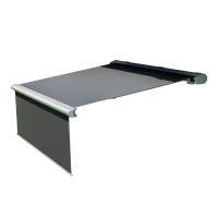 Markiza na taras DELUXE PLUS AUTOMATIC 450x300 GREY z LED i czujnikiem - Gutroof