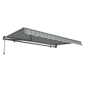 Markiza tarasowa CLASSIC 450x300, Grey/White - Gutroof