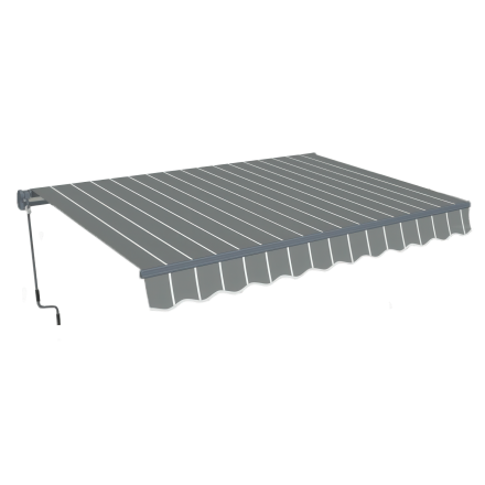 Markiza tarasowa CLASSIC 500x300 Grey/White - Gutroof