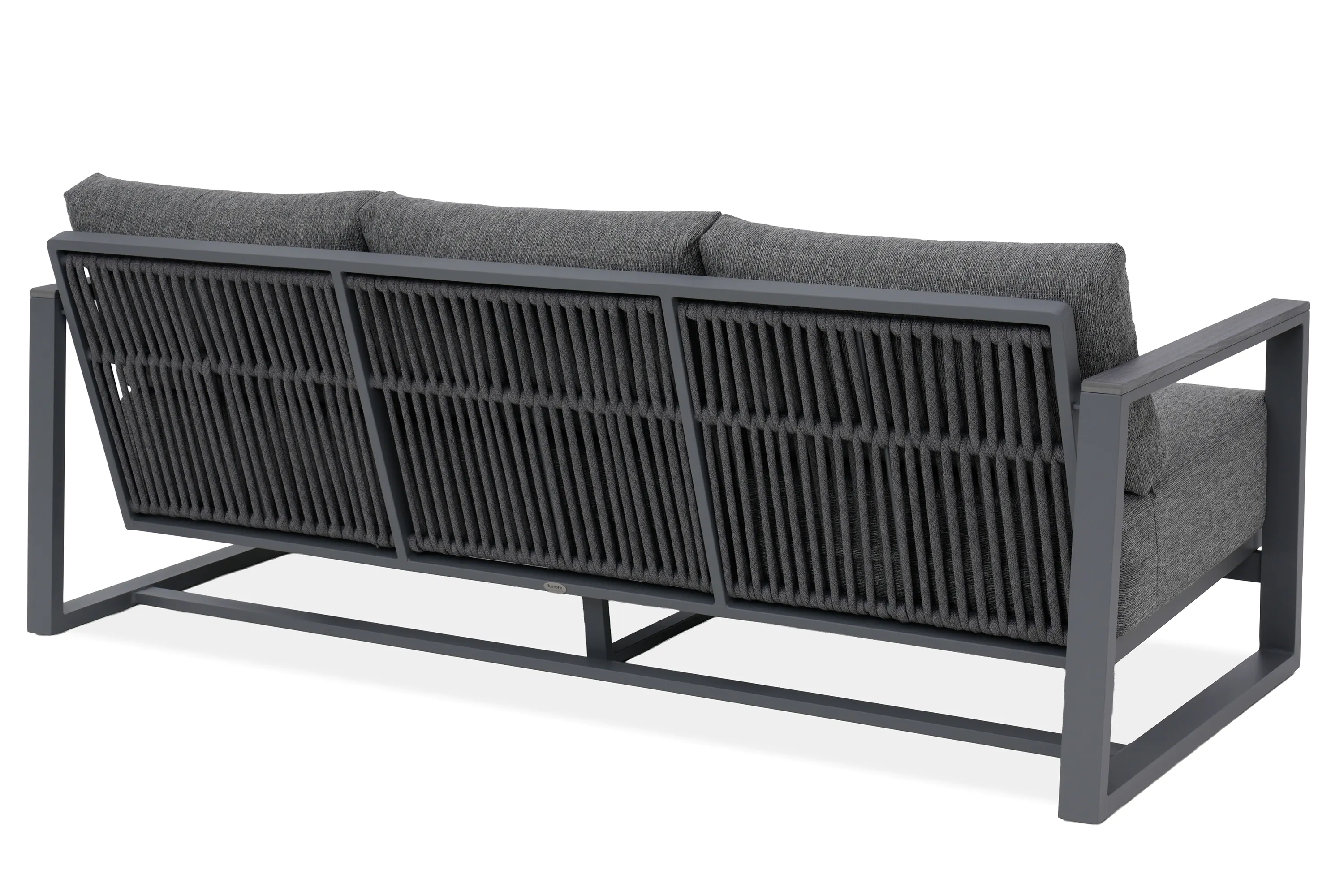 Komplet mebli ogrodowych z aluminium EVORA CAFFE Grey - FURRORE