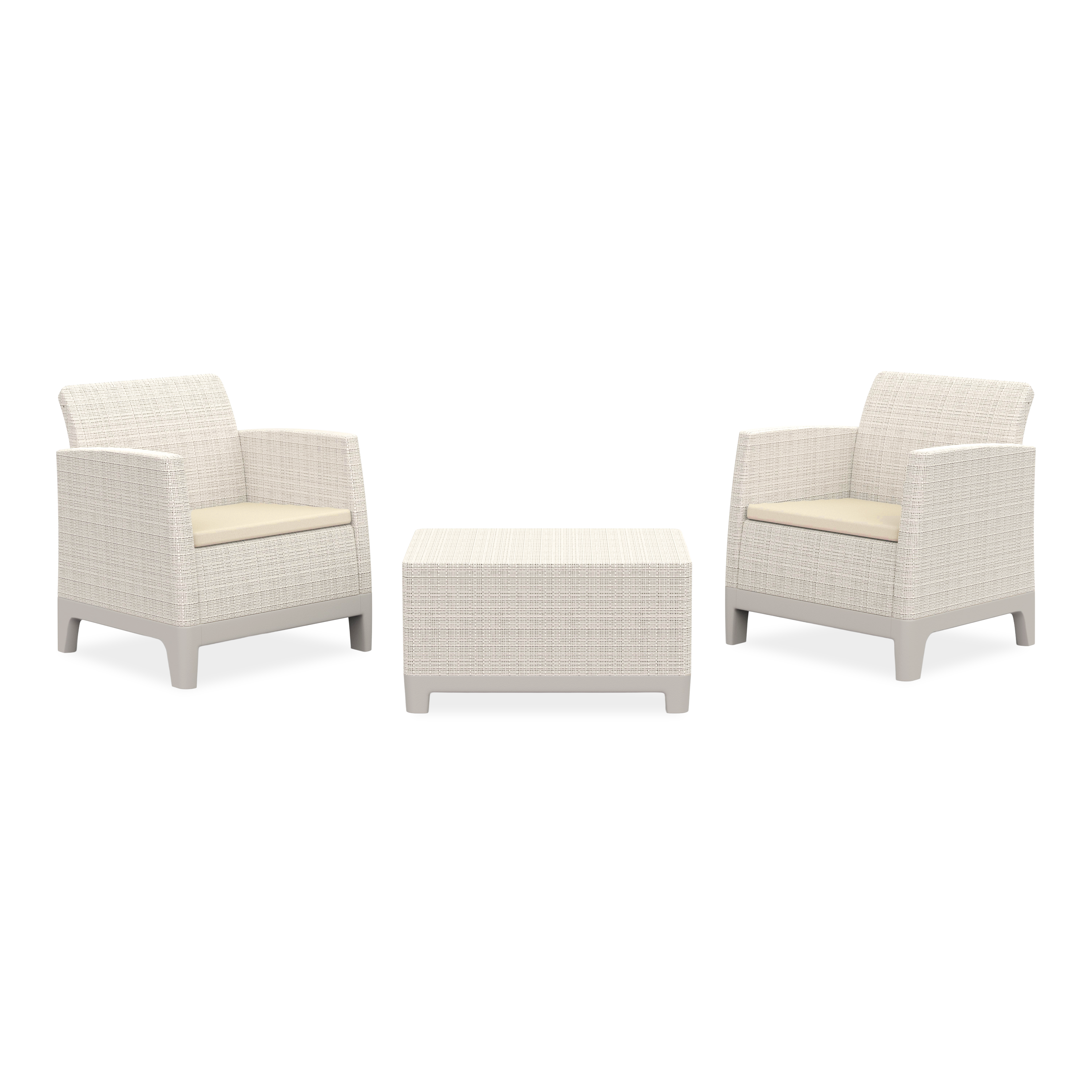 Meble balkonowe SCANDI FORMA BALCONY Beige - Keter