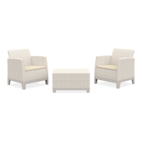 Meble balkonowe SCANDI FORMA BALCONY Beige - Keter