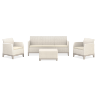 Meble do ogrodu Scandi Forma Pebble Grey-Soft Beige/oat - Keter