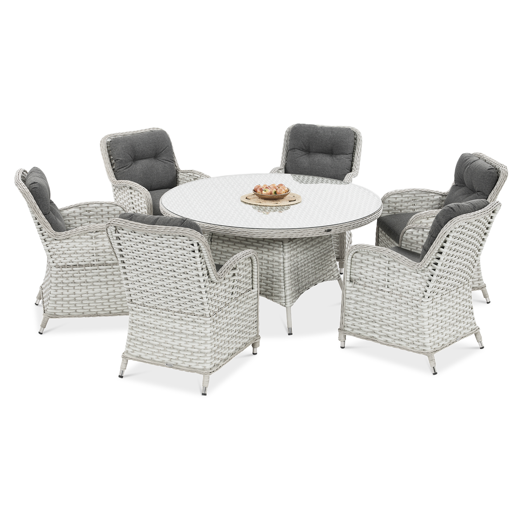 Zestaw mebli technorattanowych z boku