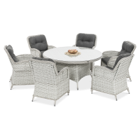 Meble z technorattanu BARCELONA Melange White