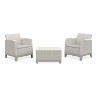 Meble na balkon Scandi Forma Balcony Pebble Grey-Soft Beige/oat - Keter