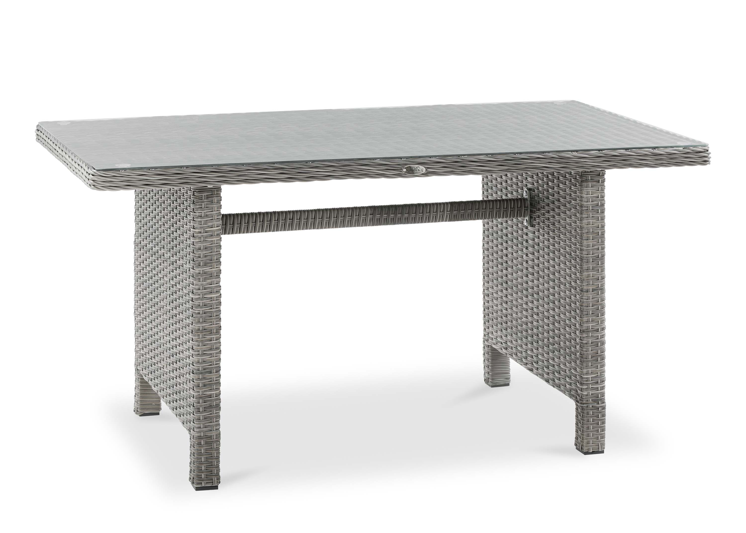 meble ogorodwe baltimore stol technorattanowy dark grey
