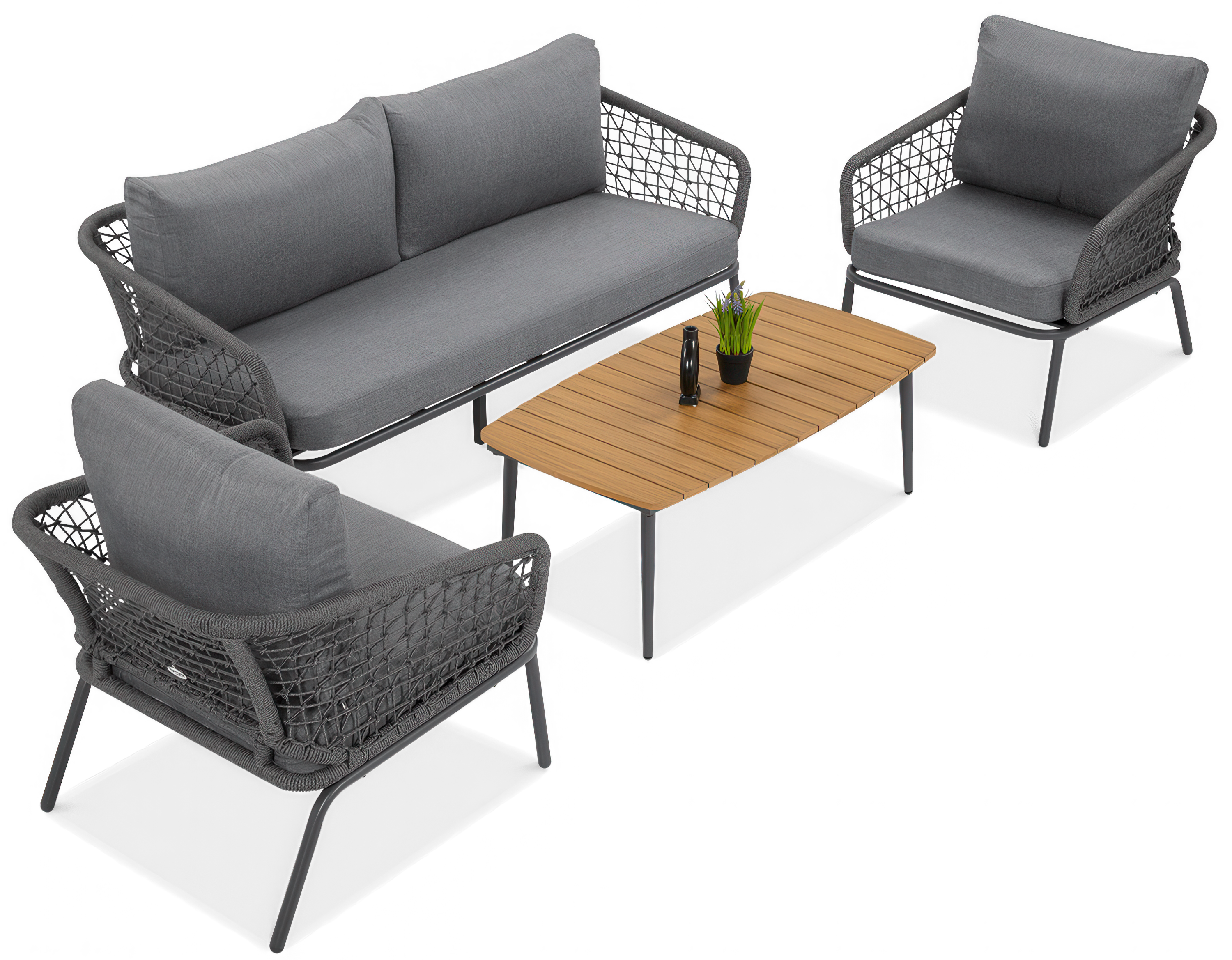 meble ogrodowe roma caffe dark grey furrore