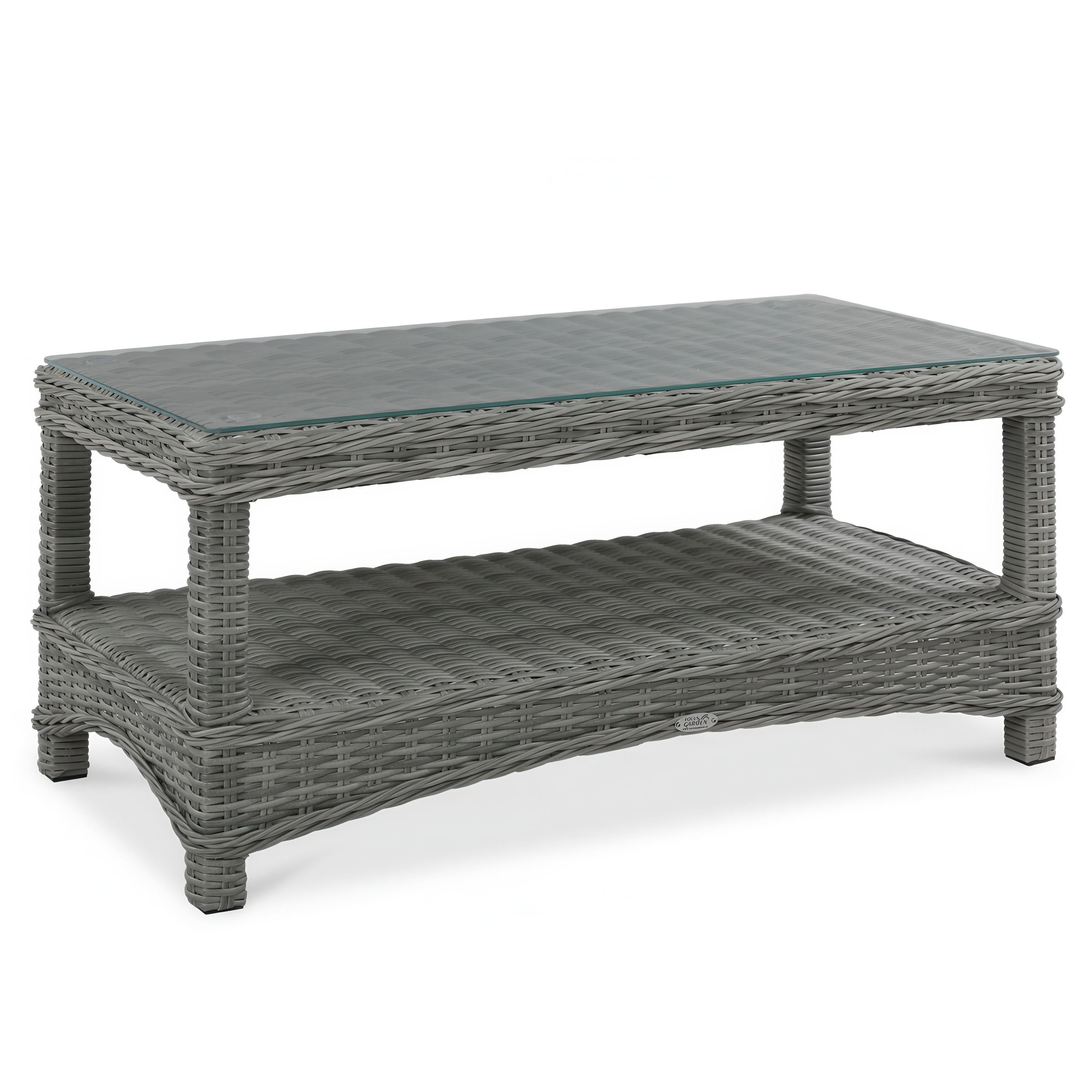 Meble technorattanowe TRIVENTO stolik STONE GREY 