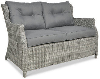 Meble z technorattanu TRIVENTO 2 Stone Grey - kanapa