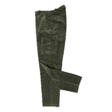 Sztruksowe spodnie męskie ACERO Olivine L - Verdemax