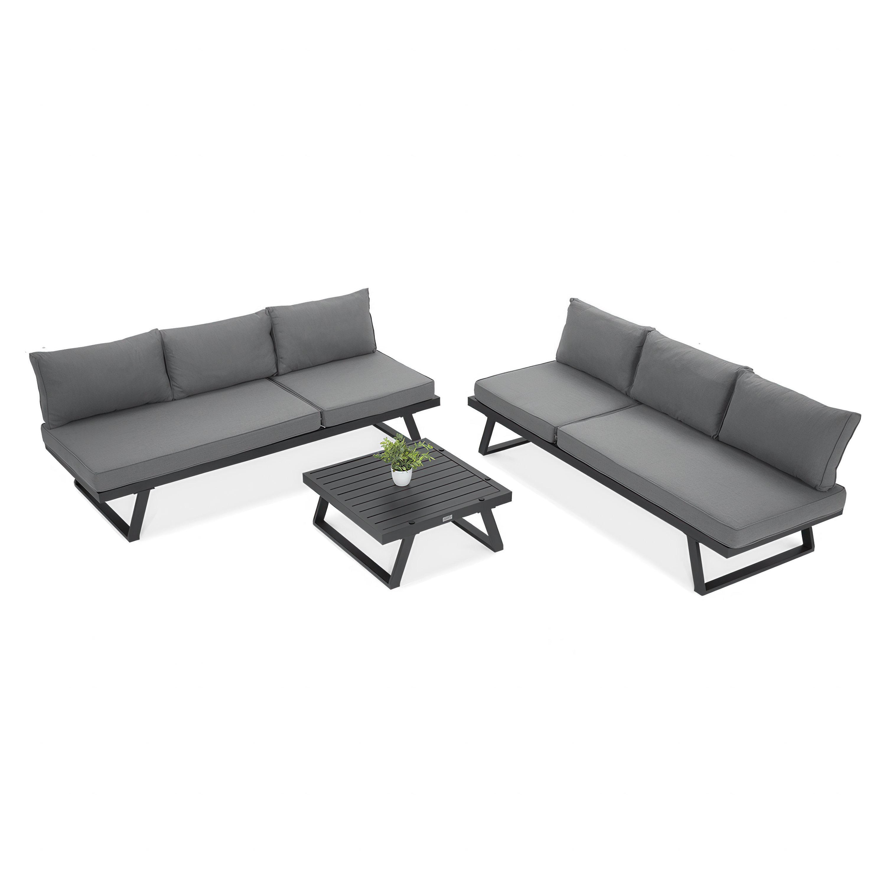 Zestaw ogrodowy modułowy Focus Garden Midway Dark Grey