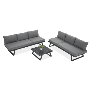 Narożnik modułowy MIDWAY Dark Grey - FOCUS GARDEN