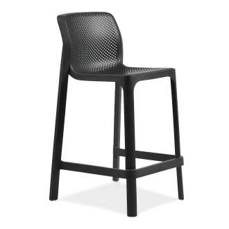 czarny stołek barowy