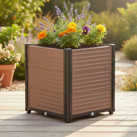 Widok na skrzynię uprawową GROW BOX XL 164x41x31cm - CULTIVO