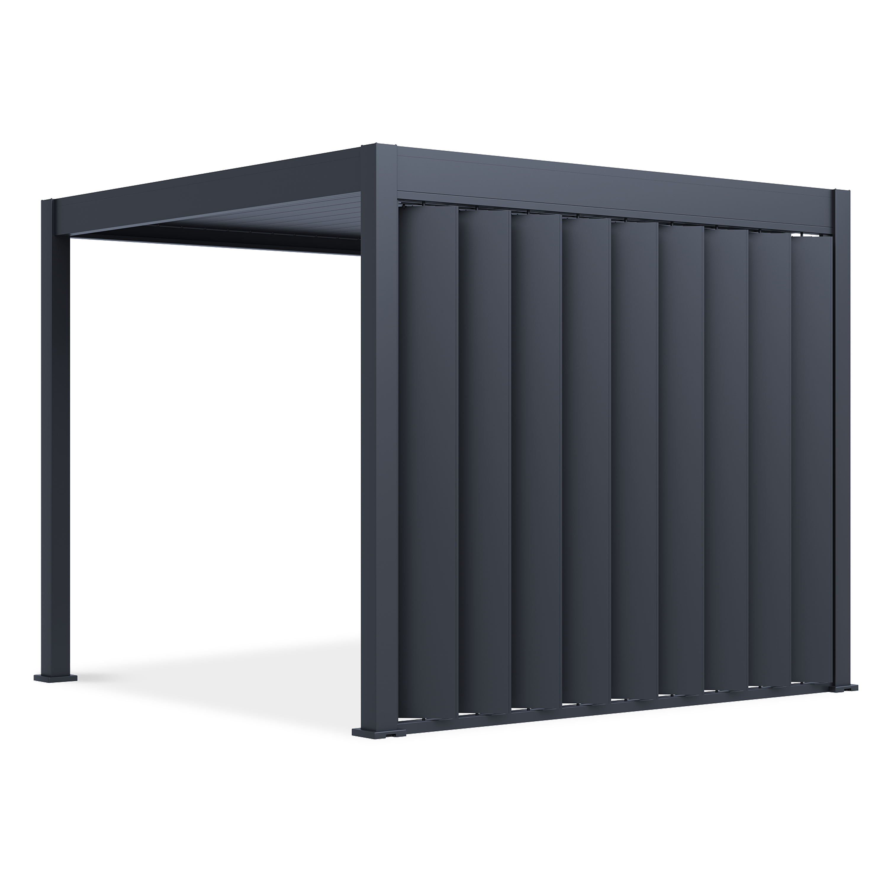 Ściana panelowa regulowana do pergoli ELEGANCE/DELUXE/FUSION 3m Anthracite - Gutroof 