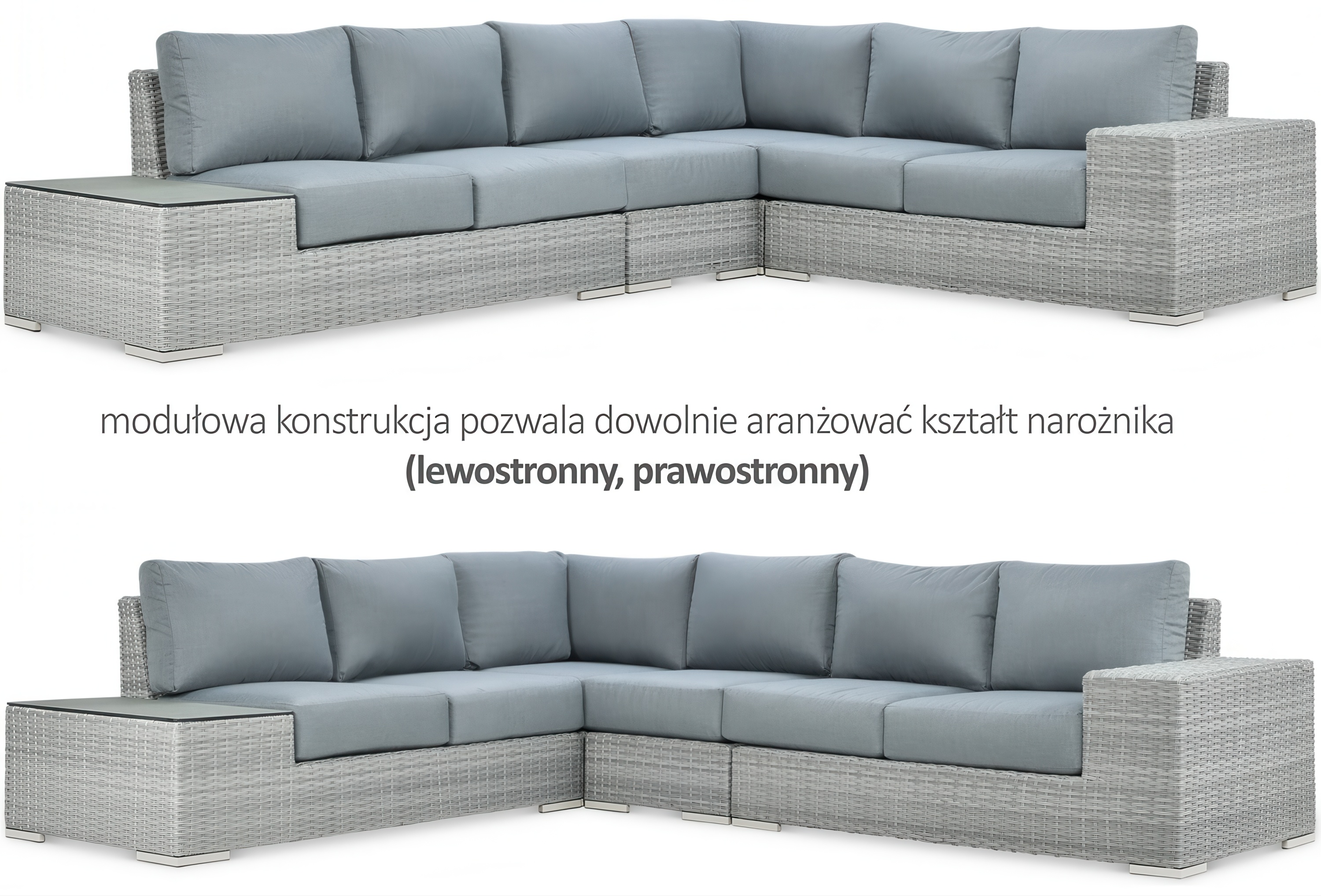 modułowa konstrukcja narożnika