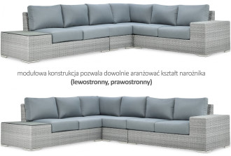 modułowa konstrukcja narożnika