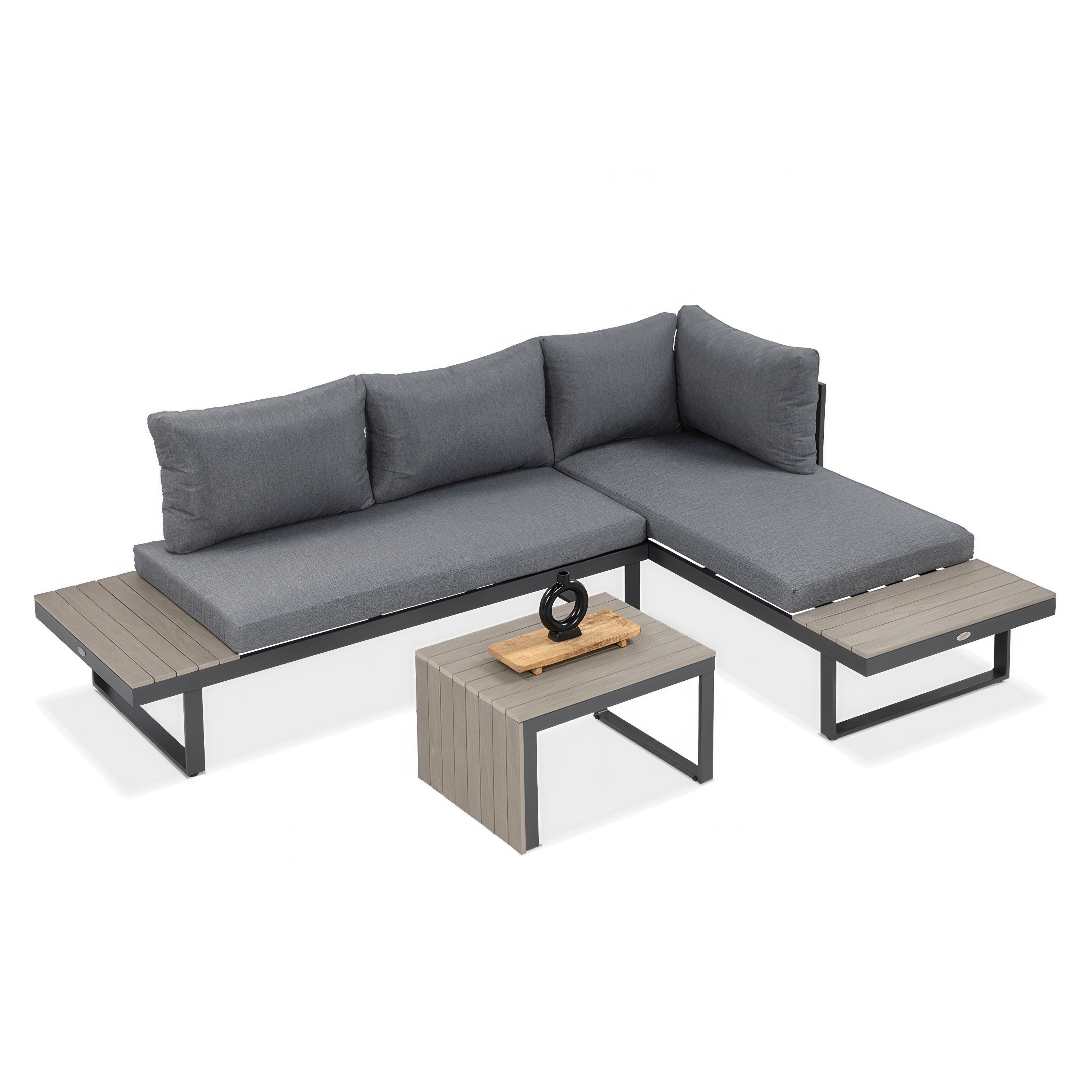 Narożnik modułowy TULIP Light Grey - FOCUS GARDEN