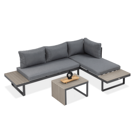 Narożnik modułowy TULIP Light Grey - FOCUS GARDEN