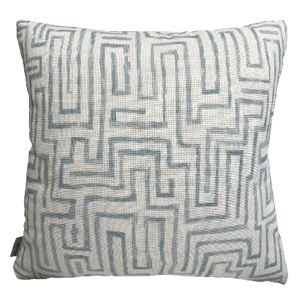 Ogrodowa poduszka dekoracyjna Morfeo MoodMe o wzorze labiryntu na meble