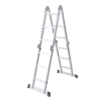 Wielofunkcyjna drabina aluminiowa z podestem 4x3 - Hardmaister