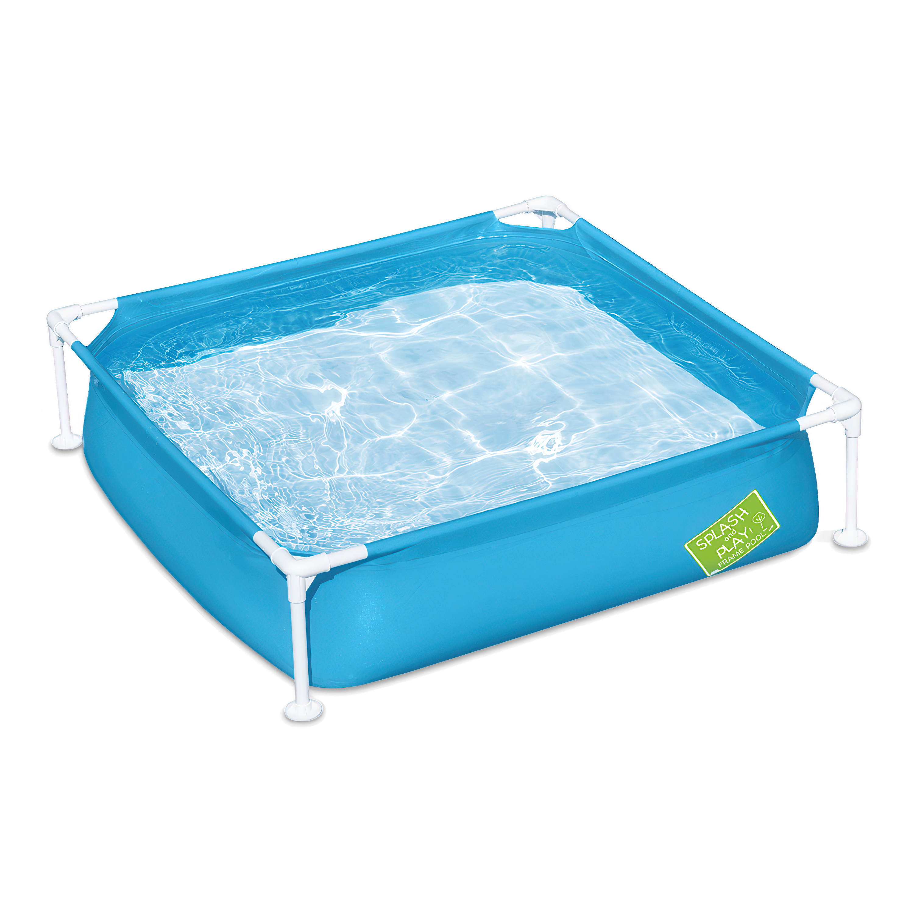 basen naziemny prostokątny dla dzieci niebieski