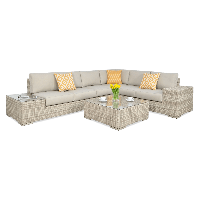 Narożnik technorattan AVOCADO Beige