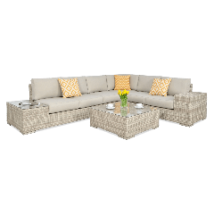 Narożnik technorattan AVOCADO Beige