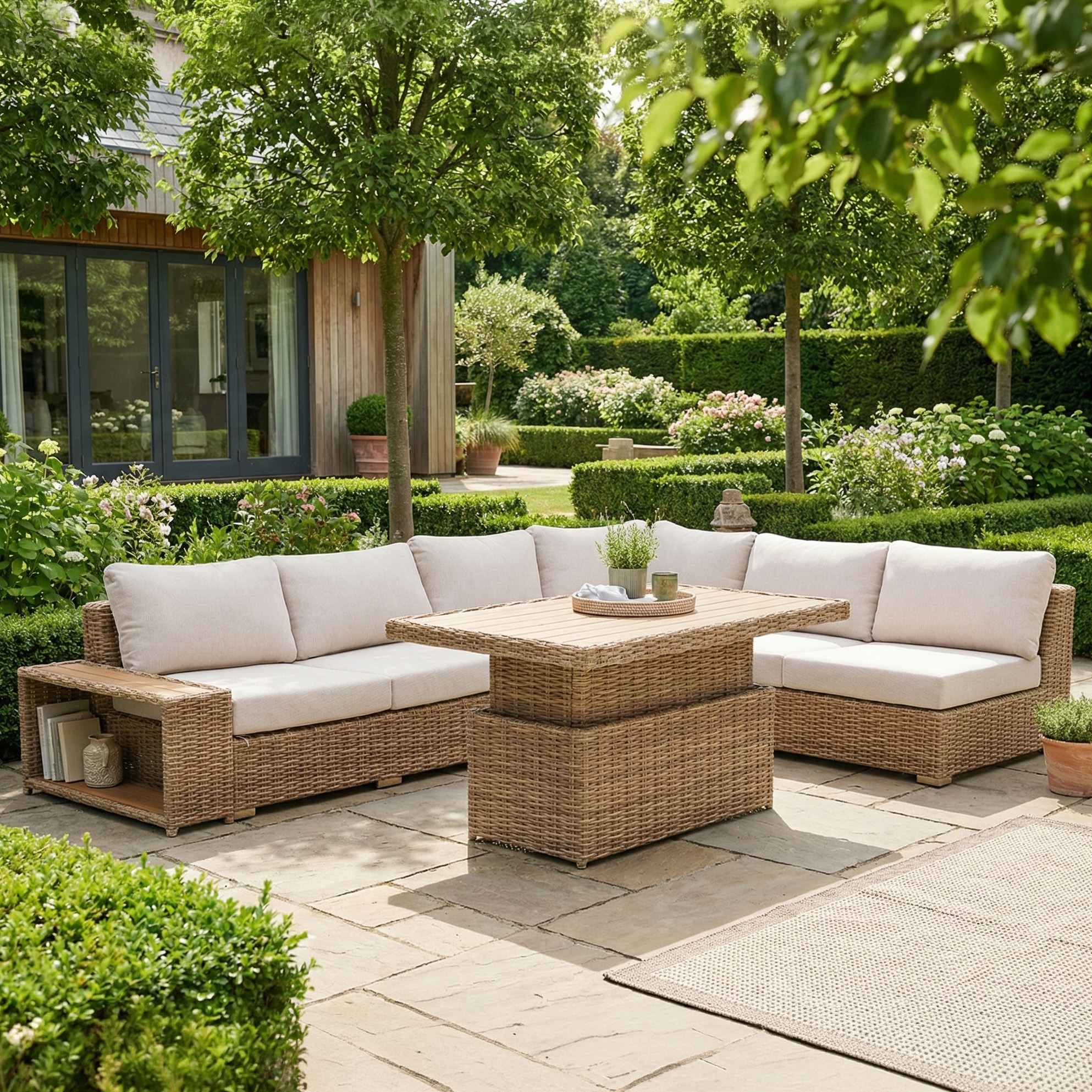 Narożnik ogrodowy DELHI Beige - FURRORE