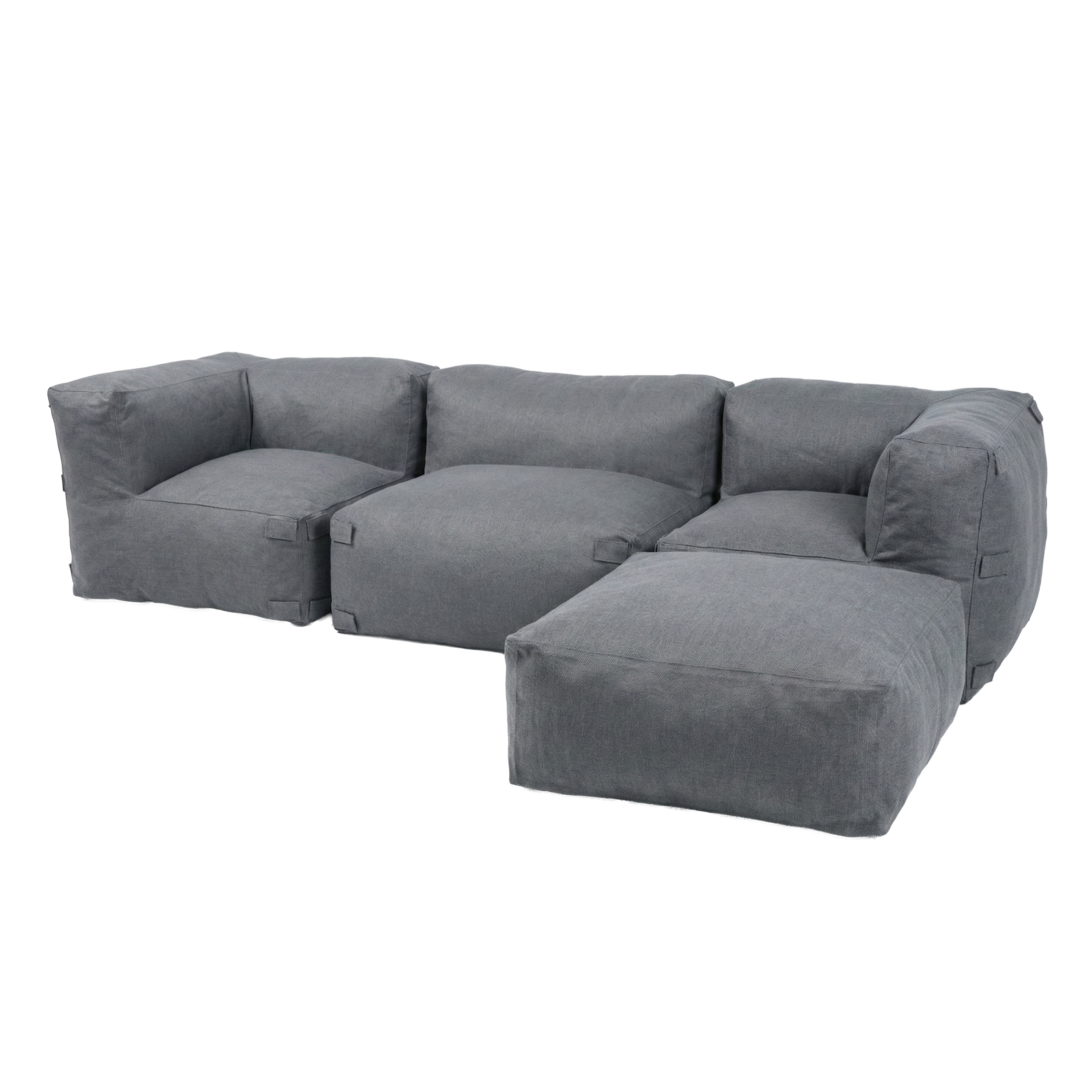 Narożnik modułowy na taras ALORA Standard Grey - Bjørkka