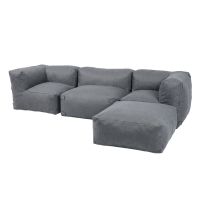 Narożnik modułowy na taras ALORA Standard Grey - Bjørkka