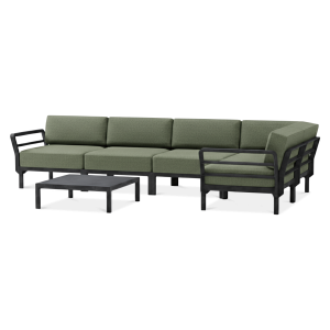 Zestaw mebli na patio MAXIMO 5 Basalto-Timo NARDI