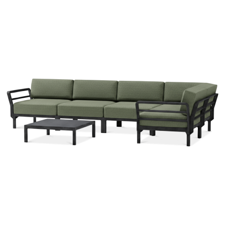 Zestaw mebli na patio MAXIMO 5 Basalto-Timo NARDI