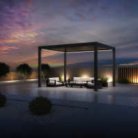 Aranżacja pergoli deluxe pro automatic 3x4m