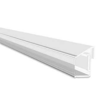 Aluminiowa listwa mocująca oraz dyfuzor do oświetlenia LED