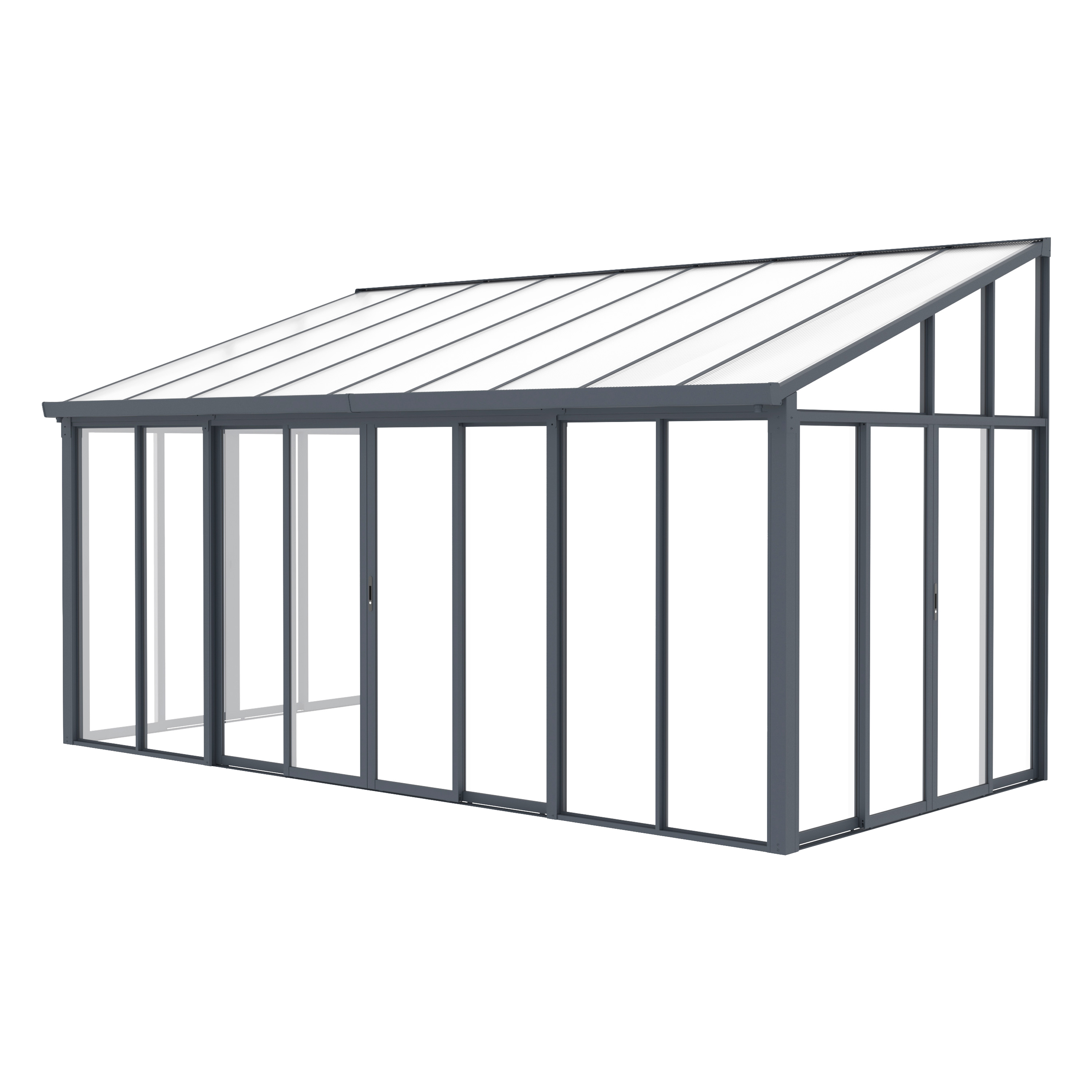 Ogród zimowy ASTON 552x305cm Cold Grey - Gutroof 