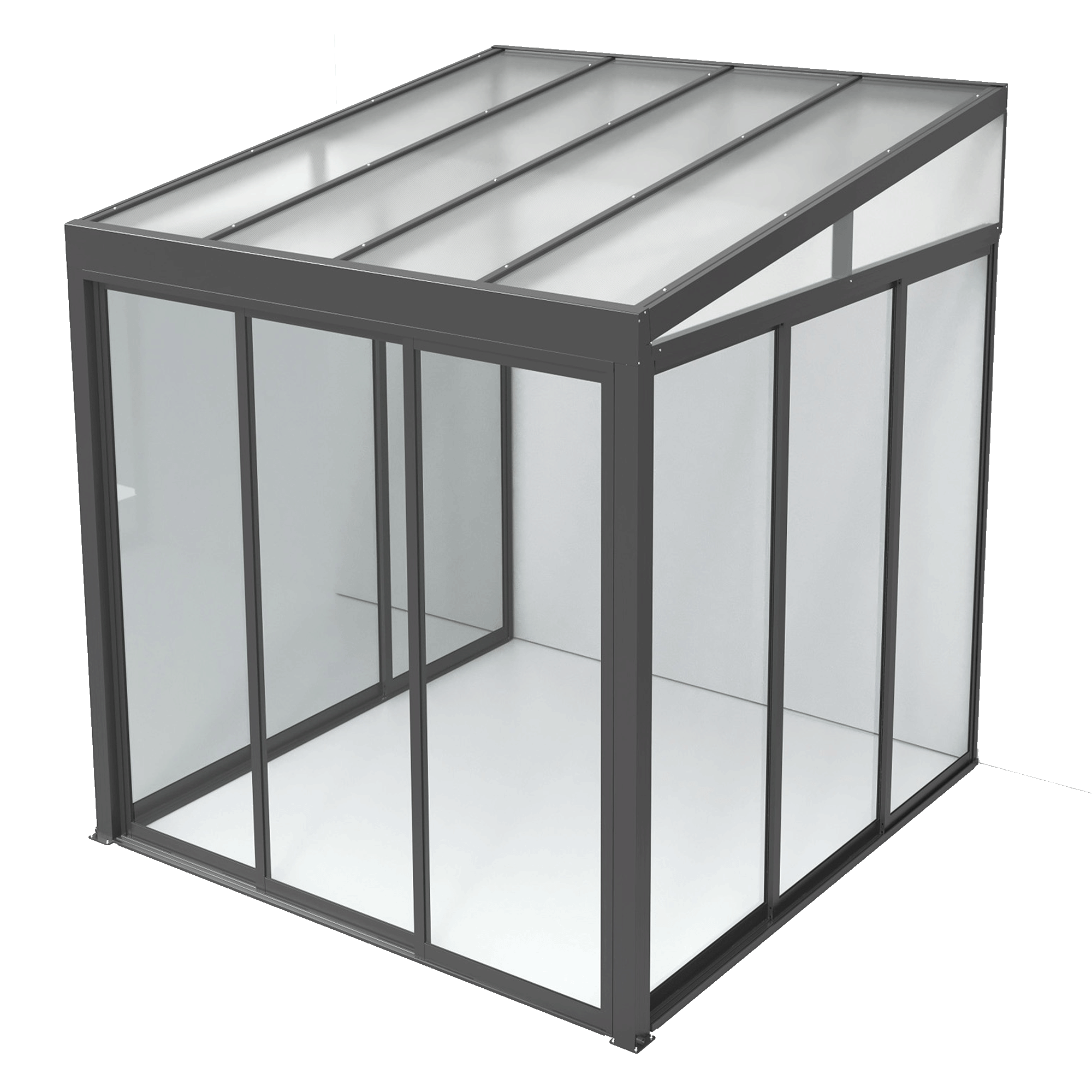 Ogród zimowy BELGRAVIA FRAME 3x3 Anthracite - Gutroof