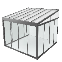 Ogród zimowy BELGRAVIA FRAME 4x4 Anthracite - Gutroof