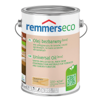 Olej do tarasów i mebli 2,5l Eco Bezbarwny - REMMERS