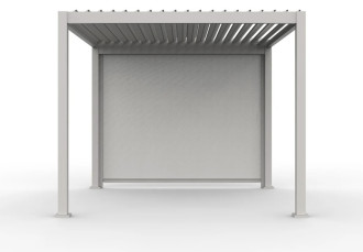 Roleta do pergoli opuszczana Premium White 4m Gutroof