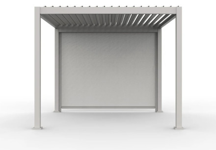 Roleta do pergoli opuszczana Premium White 4m Gutroof