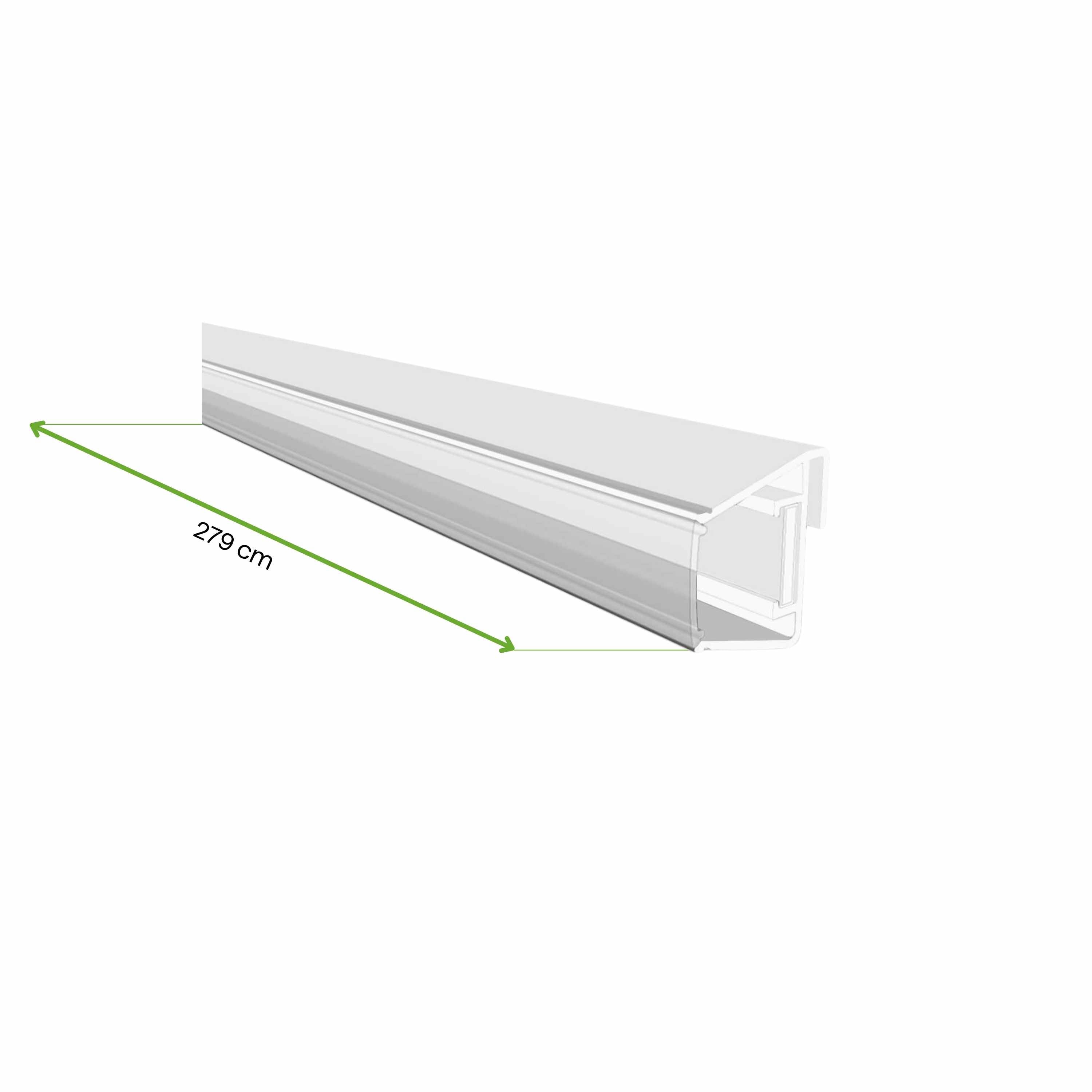 Wymiary - Oświetlenie LED do pergoli 3m x 2 White - Gutroof