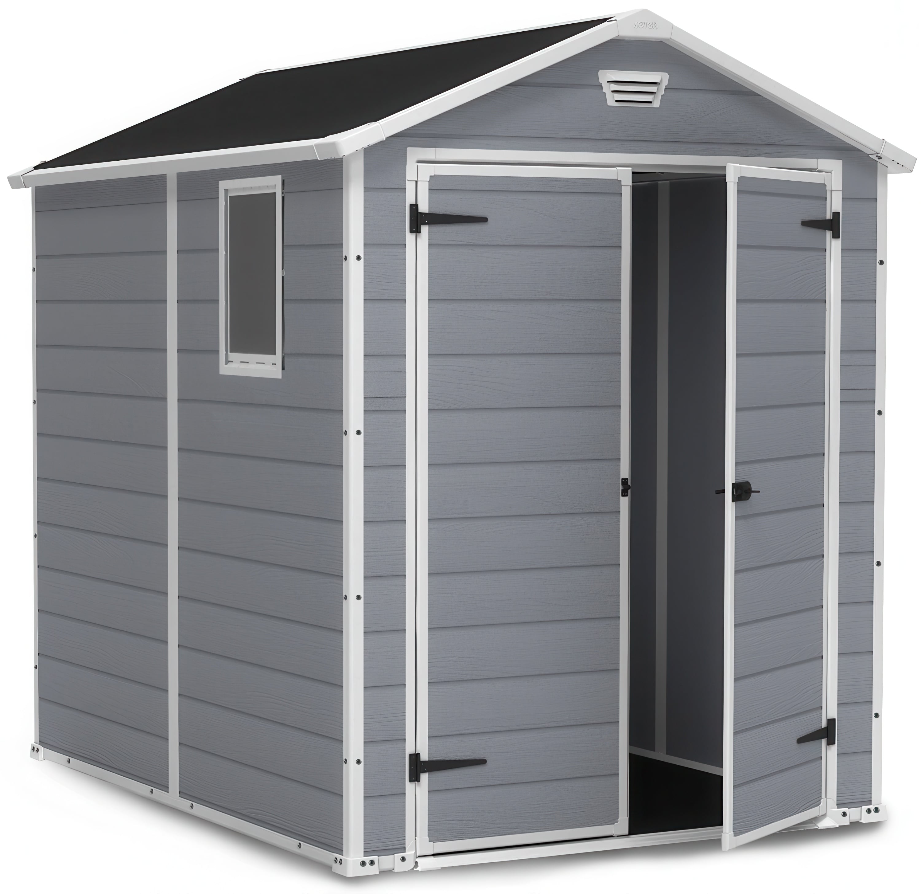 Otwarte drzwi dwuskrzydłowe domku MANOR