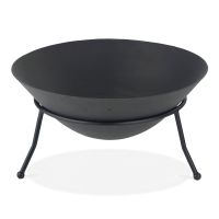 Metalowe palenisko ogrodowe na trzech nogach