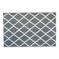 Dywan na balkon 160x230cm Middle Gray - MOODME
