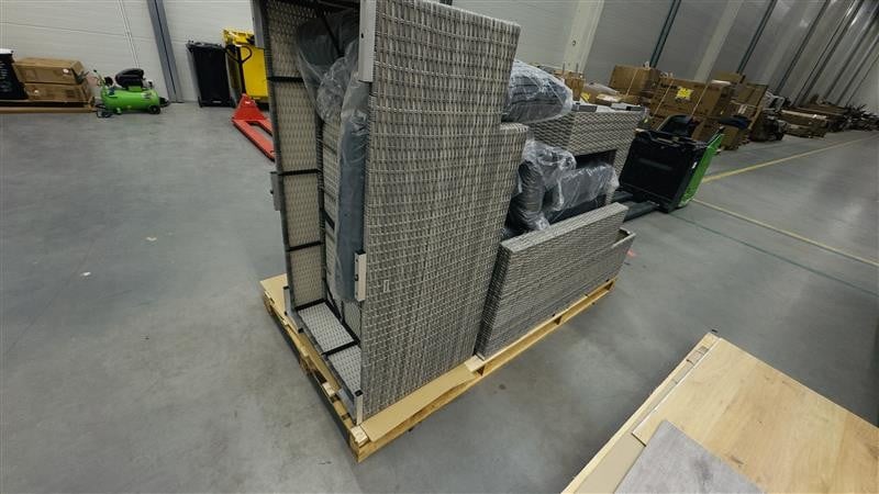 OUTLET Narożnik technorattanowy AVOCADO STONE Stone Grey – zdjęcie egzemplarza