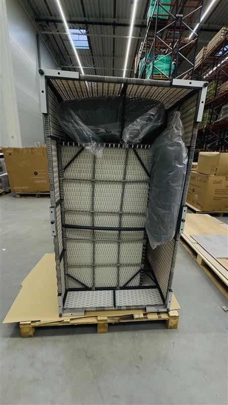 OUTLET Narożnik technorattanowy AVOCADO STONE Stone Grey – zdjęcie egzemplarza