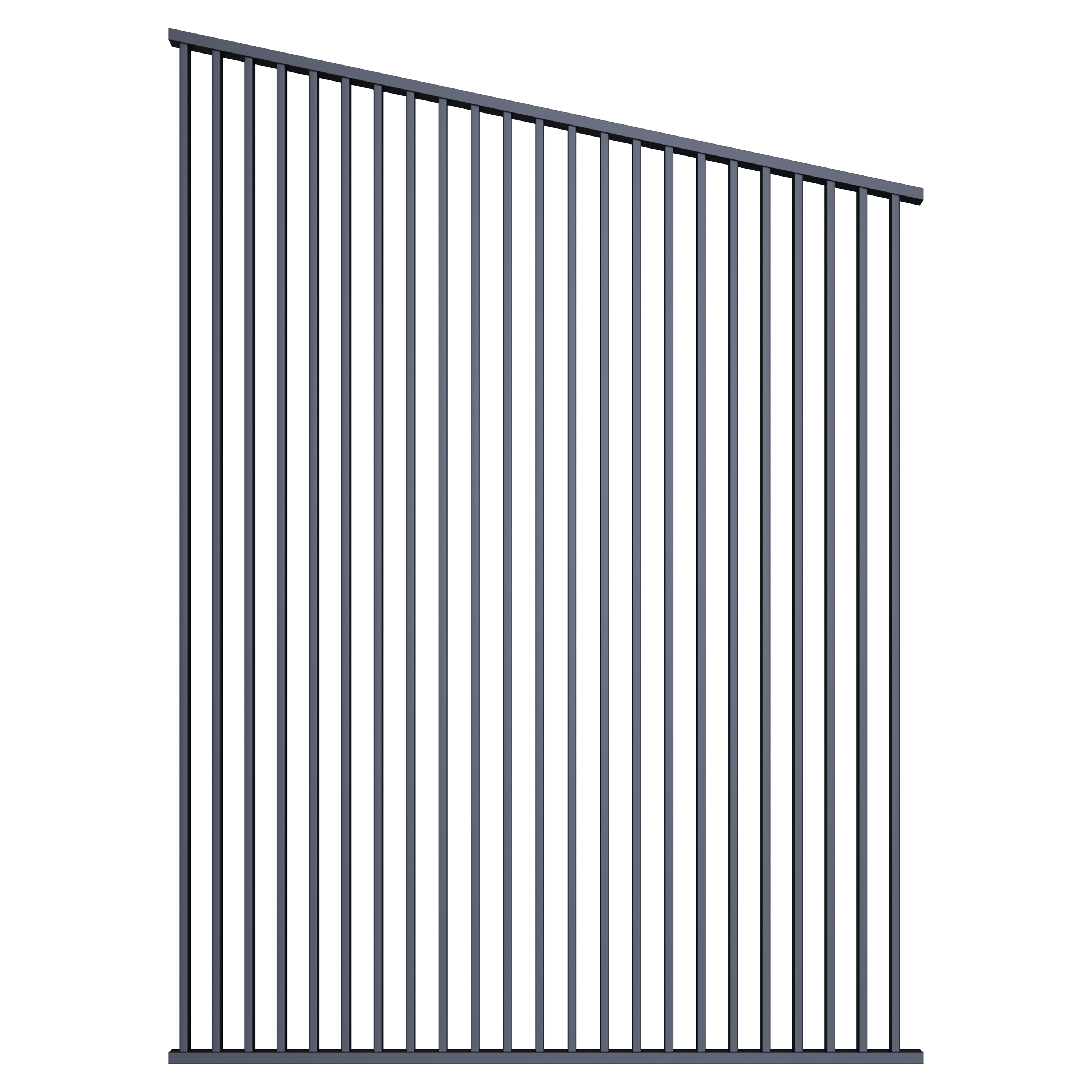 Panel pionowy do pergoli SUMMIT 1.88m Anthracite - Gutroof