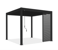 Panel żaluzjowy poziomy do pergoli ELEGANCE/DELUXE/FUSION 1 m Anthracite - Gutroof